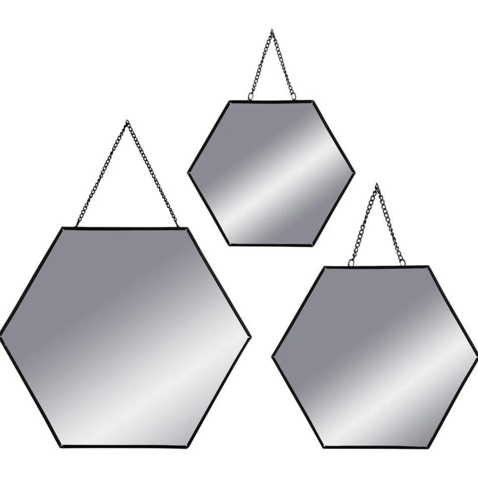 Zestaw 3 luster dekoracyjnych