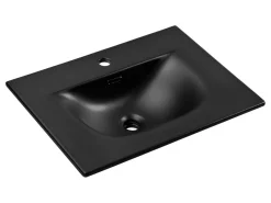 Zestaw mebli łazienkowych 60cm z umywalką meblową SKY Luxor Black