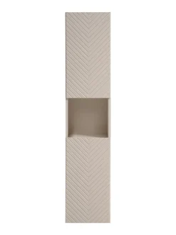Zestaw Mebli Łazienkowych Viva Cashmere 60cm z Blatem, Umywalką Nablatową