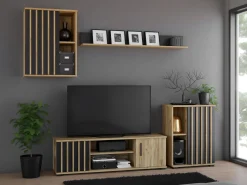 Zestaw mebli do salonu 4-elementy MONTANA 01 CRAFT