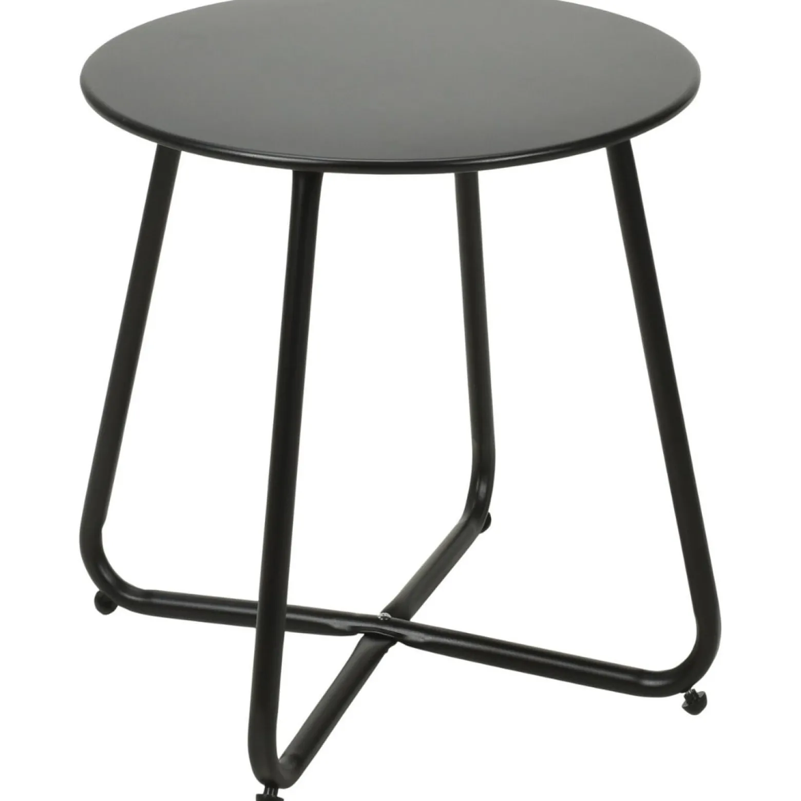 Zestaw mebli ogrodowych BELFORT 2 fotele i stolik kawowy metal rattan