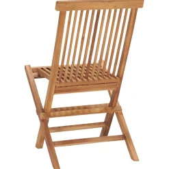 Zestaw mebli ogrodowych Brąz 160 x 80 x 75 cm Drewno tekowe Without armrest