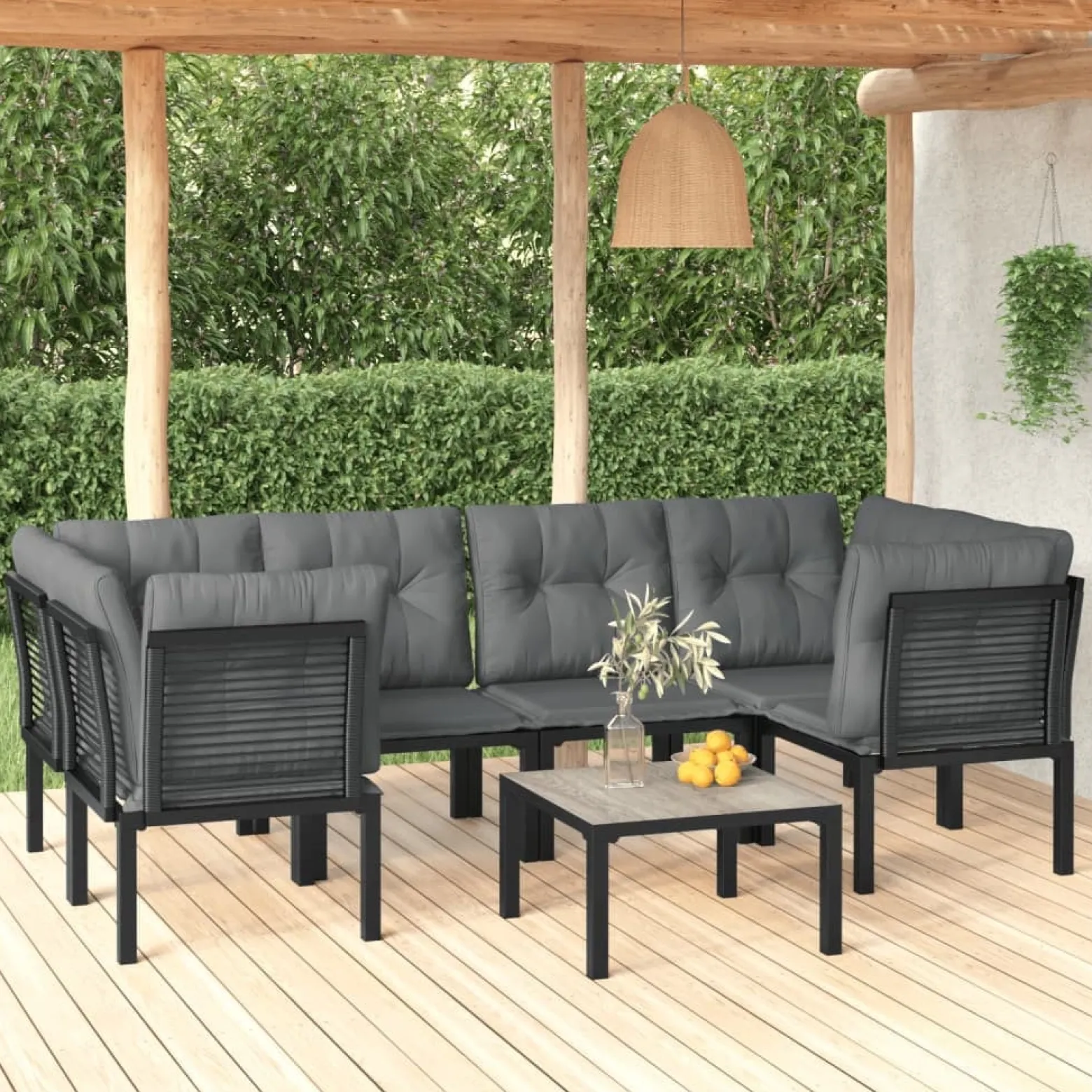 Zestaw Mebli Ogrodowych Komplet Wypoczynkowy Na Taras Balkon Ogród Rattan