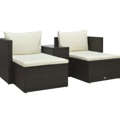 Zestaw Mebli Ogrodowych Komplet Wypoczynkowy Na Taras Balkon Ogród Rattan
