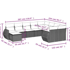 Zestaw Mebli Ogrodowych Komplet Wypoczynkowy Na Taras Balkon Ogród Rattan