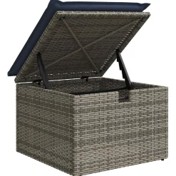 Zestaw Mebli Ogrodowych Rattan Poduszki Na Taras Balkon Ogród Na Patio