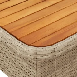 Zestaw Mebli Ogrodowych Stół Krzesła Rattan Poduszki Do Ogrodu Na Taras