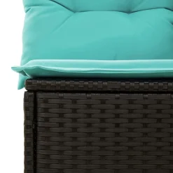 Zestaw Mebli Ogrodowych Stół Rattan Poduszki Do Ogrodu Na Taras Do Ogrodu