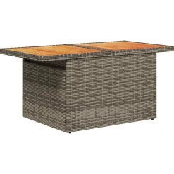 Zestaw Mebli Ogrodowych Stół Rattan Poduszki Do Ogrodu Na Taras Na Balkon