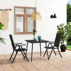 Zestaw mebli ogrodowych technorattan stolik krzesła do restauracji ogrodu