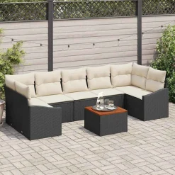 Zestaw Mebli Ogrodowych Wypoczynkowy Sofy Stolik Rattan Na Patio Na Taras
