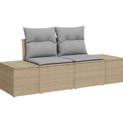 Zestaw Mebli Ogrodowych Wypoczynkowy Sofy Stolik Rattan Na Patio Na Taras