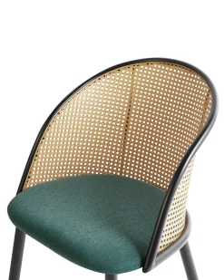 Zestaw 2 metalowych krzeseł zielony