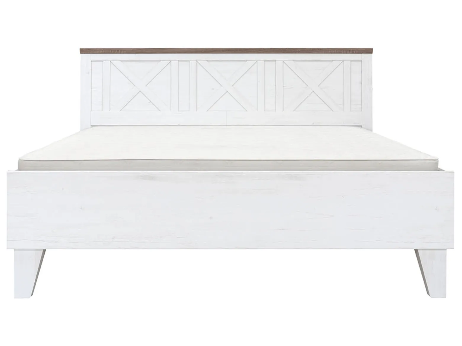 Zestaw Stockholm szafa i łóżko 160x200 sosna andersen biała