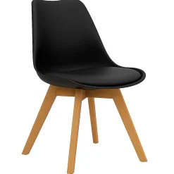Zestaw Stół prostokątny 120 x 60cm Dąb Jasny + 4 Krzesła