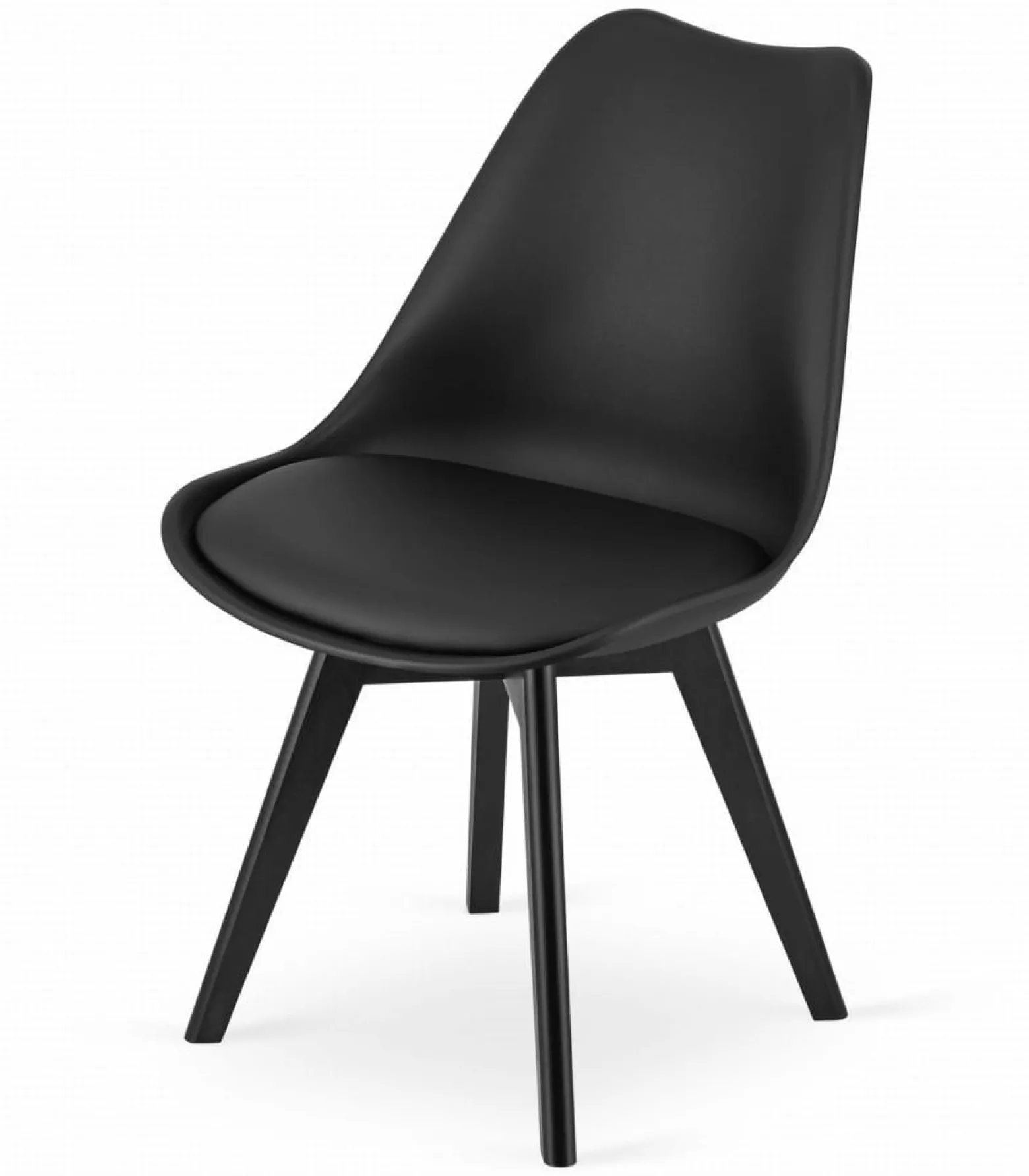 Zestaw stół prostokątny 120x80 craft + 4 krzesła MARK czarne