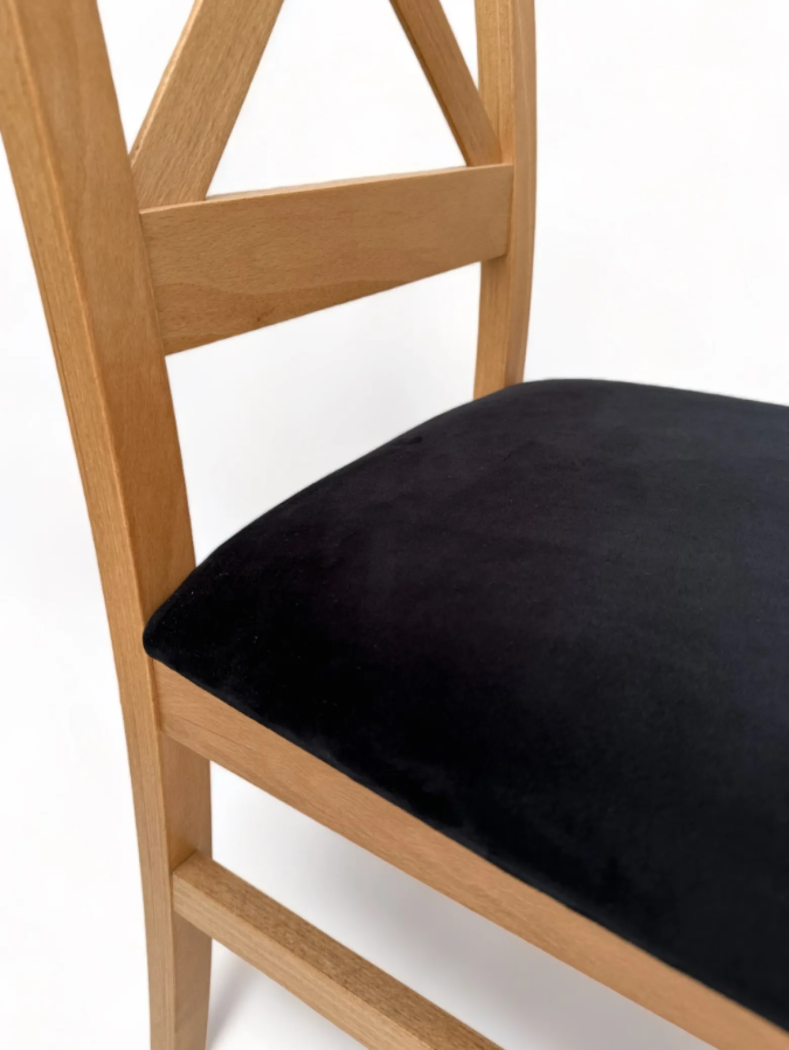 Zestaw Stół rozkładany Zaowal 90x90/190 cm + 4 Krzesła Dąb Craft + Velvet