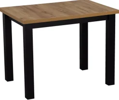 Zestaw stół 100x70 z 2 krzesłami M019-2 Czarny/Dąb Craft