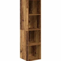 Zestaw Szafek RTV Szafka pod Telewizor Meblościanka Brąz 37 x 37 x 142.5 cm