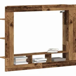 Zestaw Szafek RTV Szafka pod Telewizor Meblościanka Brąz 152 x 22 x 113 cm