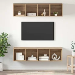 Zestaw szafek RTV 3 szt. dąb artisan