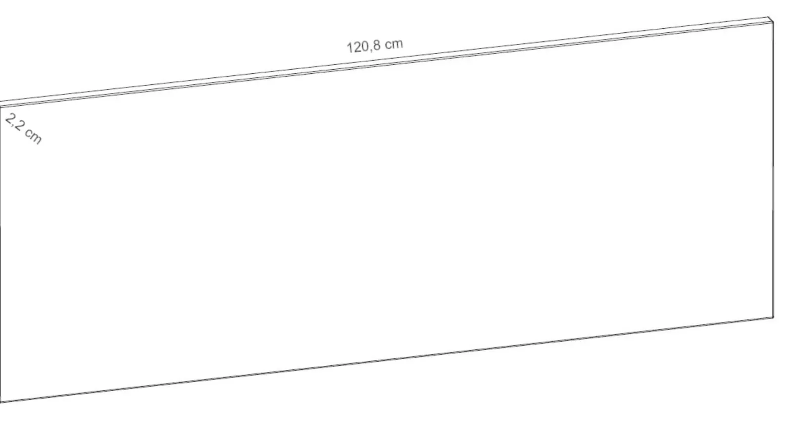 Zestaw szafka 120 cm + blat ADEL dąb wotan