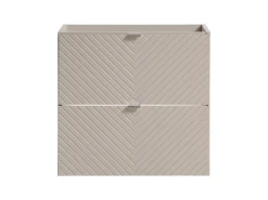 Zestaw Szafka 2 Szuflady 60 cm z Blatem i Słupek Wysoki Viva Cashmere