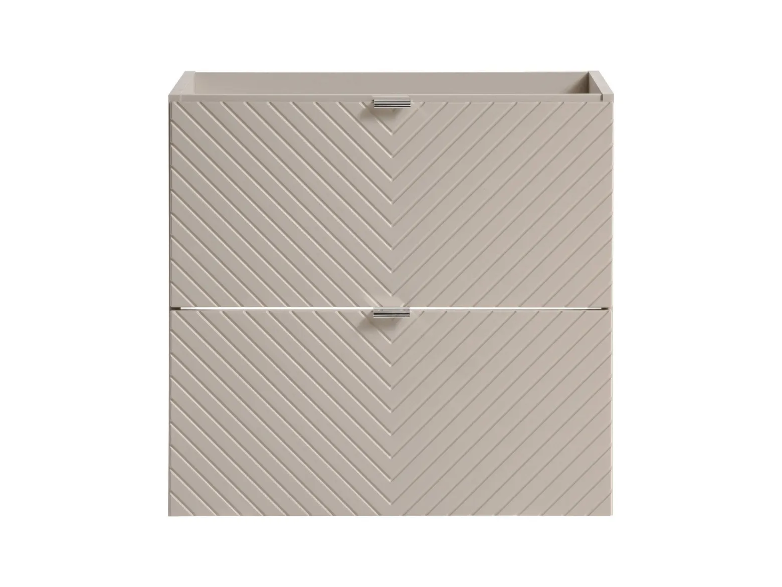 Zestaw Szafka 2 Szuflady 60 cm z Blatem i Słupek Wysoki Viva Cashmere