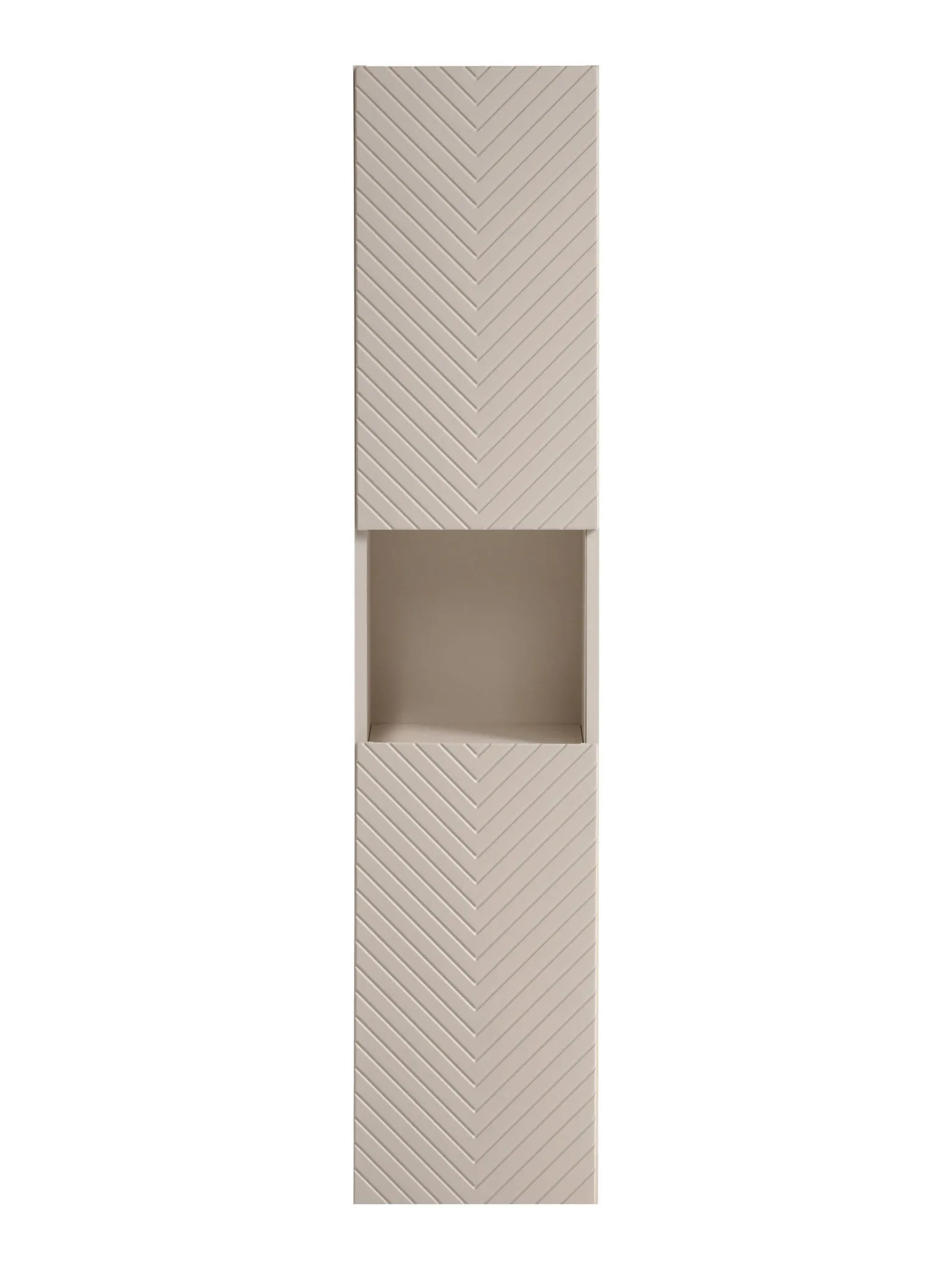 Zestaw Szafka 2 Szuflady 60 cm z Blatem i Słupek Wysoki Viva Cashmere