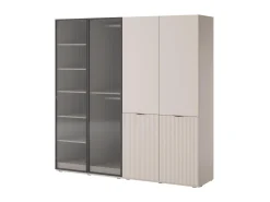 Zestaw 2 szaf modułowych SANDBOX NOVA kaszmir + FLUTES