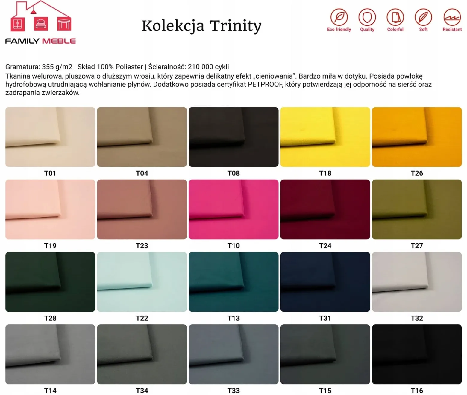 Zestaw uszak CAROL DUO sofa fotele pufy Family Meble granatowo - różowy