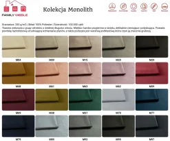Zestaw uszak CAROL DUO sofa fotele pufy Family Meble granatowo - różowy