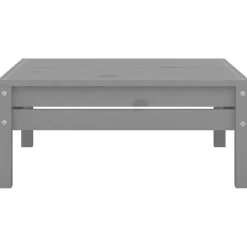 Zestaw wypoczynkowy do ogrodu Szary Drewno sosnowe vidaXL