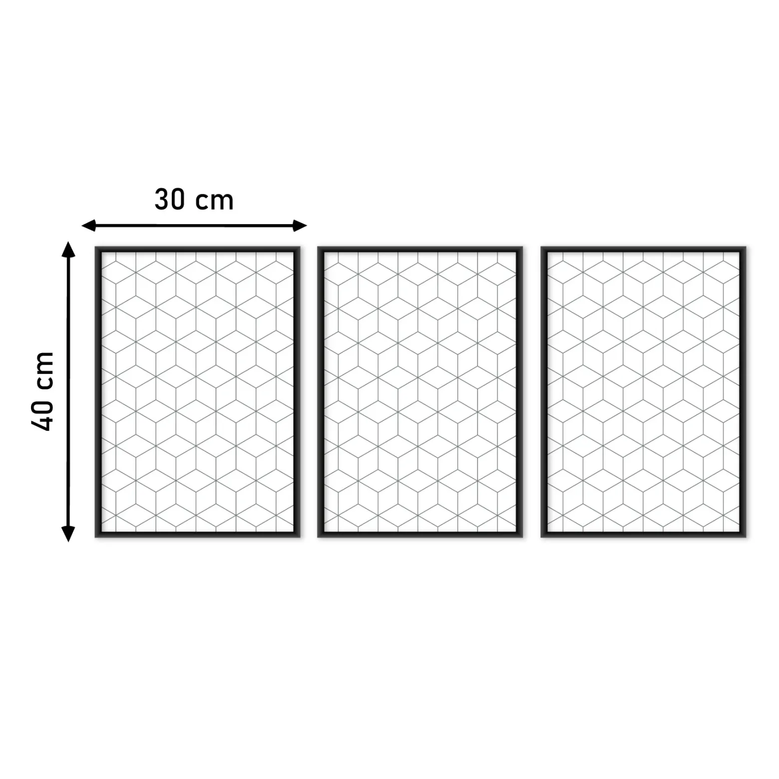 ZESTAW 3X Plakat Turkusowy Marmur 30x40cm