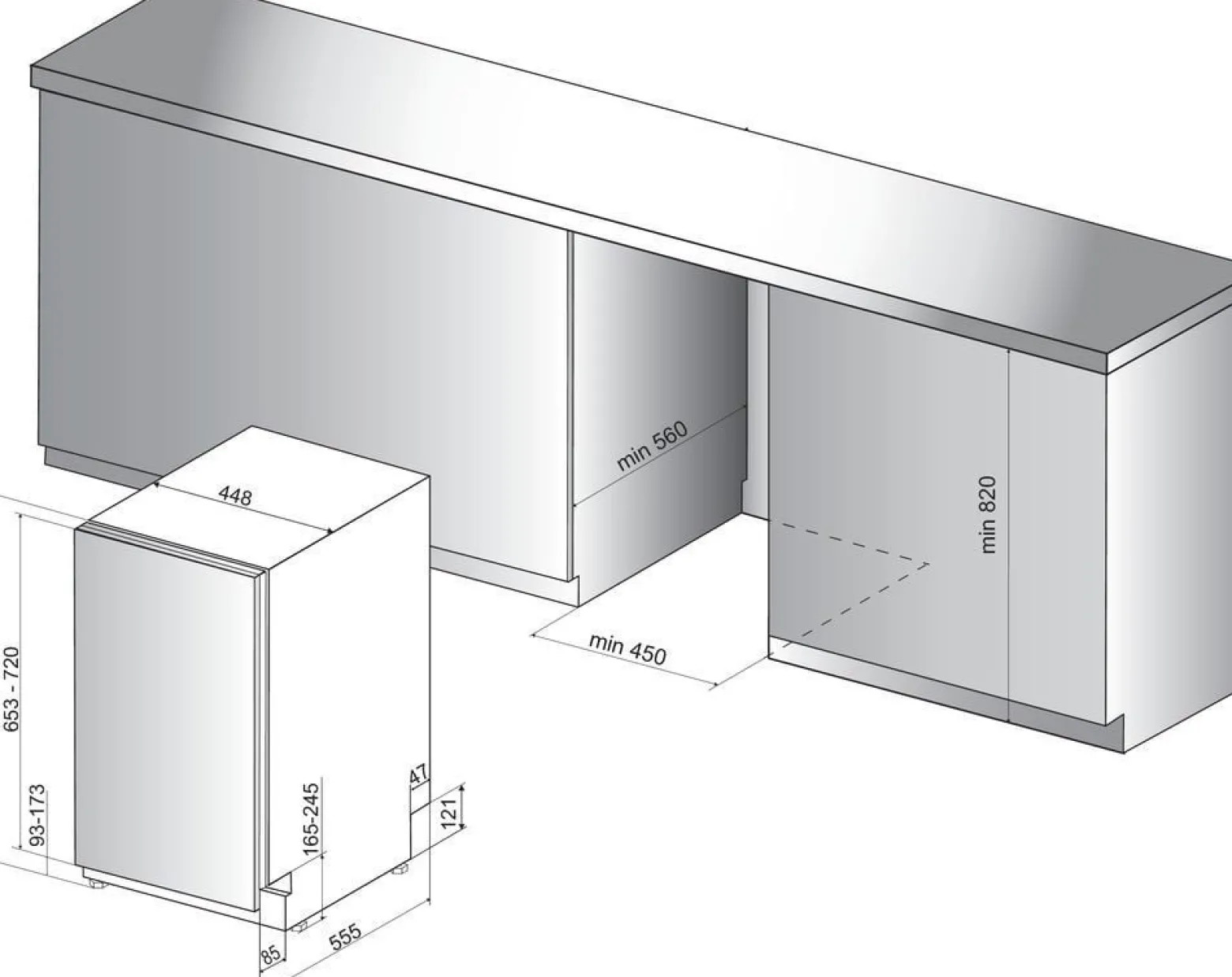 Zmywarka Whirlpool WSIO3T223PCEX