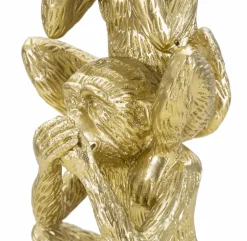 Złote małpki żywiczne Ø cm 10,5x30